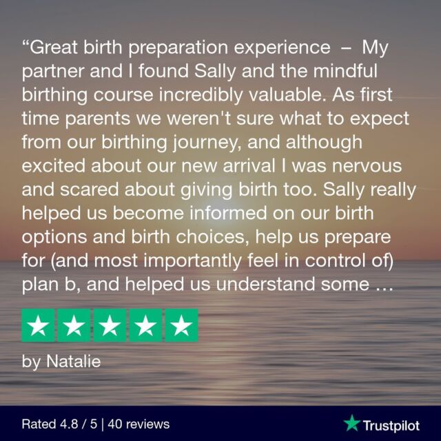 Words from parents 🤍

This review was written for Sally @blossombirth_midwife , teaching group and private courses in the Sheffield/Chesterfield area and on Zoom 🌟