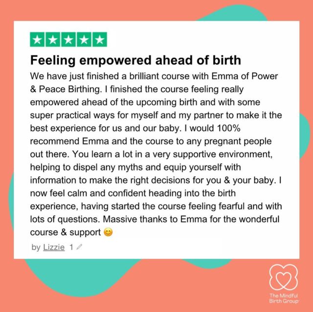 🌟🌟🌟🌟🌟 for Emma, our wonderful  Mindful Birth Group® teacher in Leeds!

Our courses are tailored to what you need, and the support doesn’t stop when the course finishes. Your teacher is available after the course via WhatsApp and the online Parent Hub is there to support you every step of the way too 💫.

Book your course today via the link in the bio 🧡