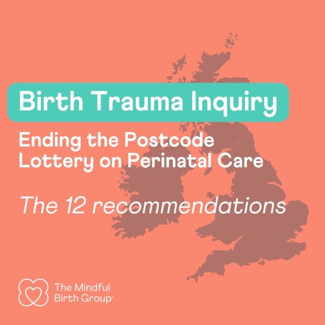 The first ever Public Inquiry into Birth Trauma published its report this morning. This puts birth trauma on a public and political stage in a way it never has been before. 

1300 women & 100 maternity professionals took part in the inquiry which looked into why some face ‘challenging’ birth situations. 

The report highlights how harrowing the accounts were, and sadly this does not come as a surprise to us. But, we are hopeful now that these real-life experiences are finally being heard, and taken seriously. 

There are 12 important recommendations outlined in the report published today which we are sharing in the post above. The Mindful Birth Group® broadly welcomes each of these recommendations and notes that every single recommendation simply relates to the provision of individualised, respectful care for EVERY woman, birthing person and family.

Thank you to every one who took part and drove this inquiry forward to this point. Now we need to see the recommendations coming into play without delay.

We respectfully support this action and pledge to continue to be a part of the change whether that is through parent or midwife education. 

You can read the full report via our website www.themindfulbirthgroup.com

#birthtraumainquiry #birthtraumarecovery